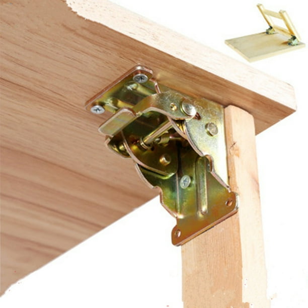 Swinging Table Hinge and Bracket Kit for RV Dinette table for Bed Position
